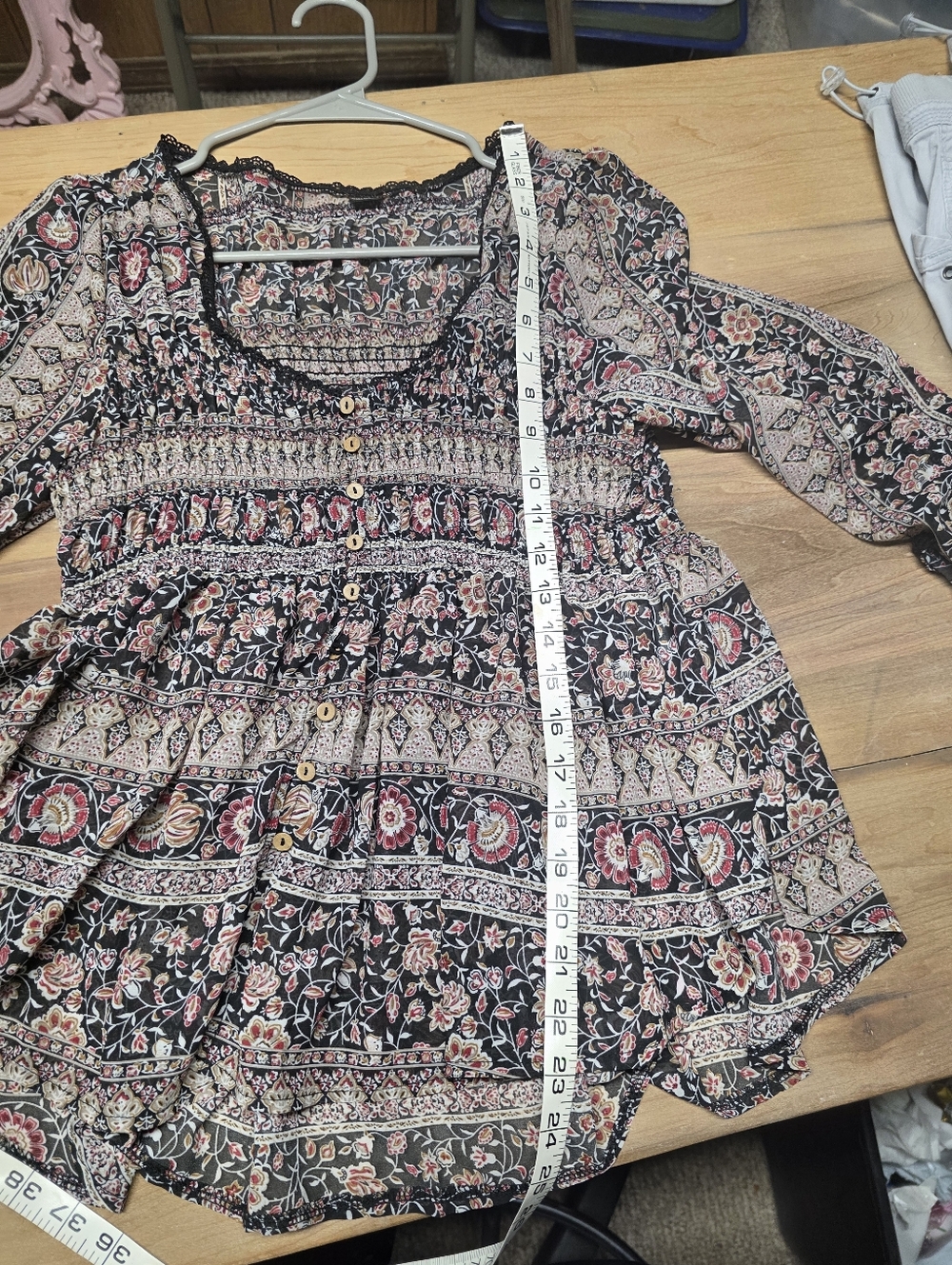 Boho Gypsy Loose Fit Top - Picture 13 of 16